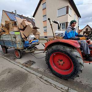 Altpapiersammlung Januar 2020